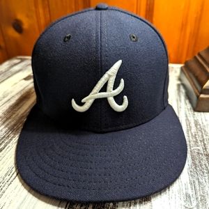 Atlanta braves hat fitted